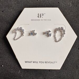 Elegant Silver Earrings Set by Brand